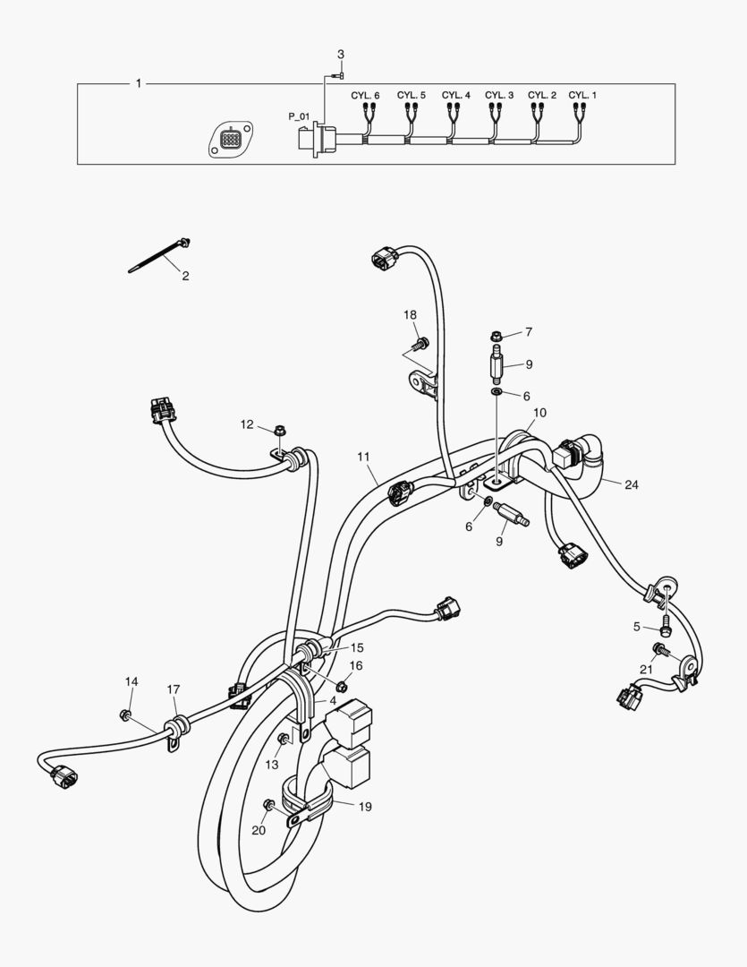 037A WIRE HARNESS [121113~] купить в СПб