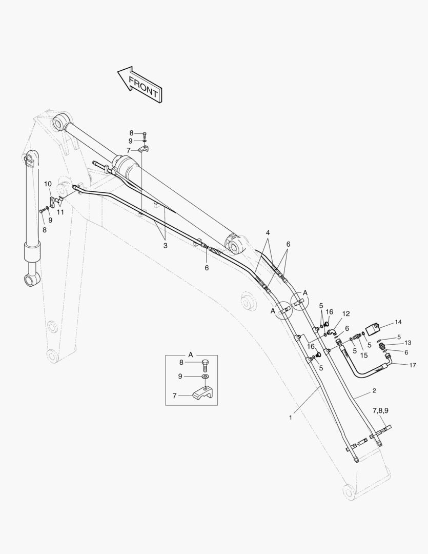 6280 BOOM PIPING-ONE WAY [1001~1120]