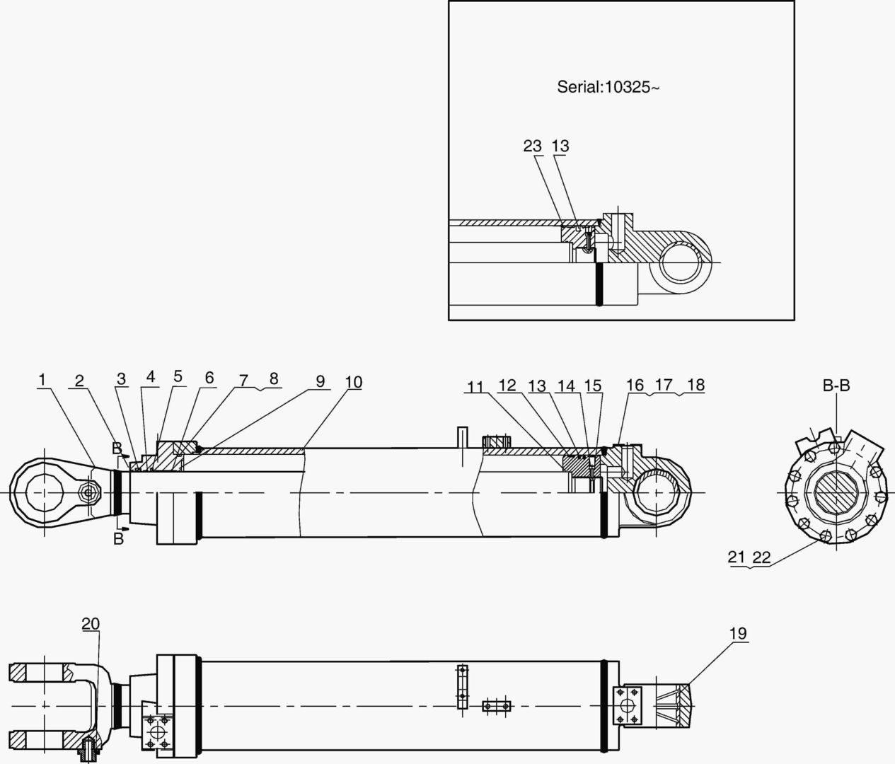 3310 BOOM CYLINDERпј€LEFT&TYпј‰ купить в СПб