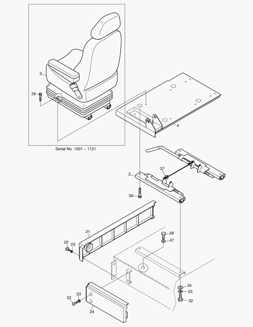 1410 SEAT & ELECTRIC BOX COVER купить в СПб