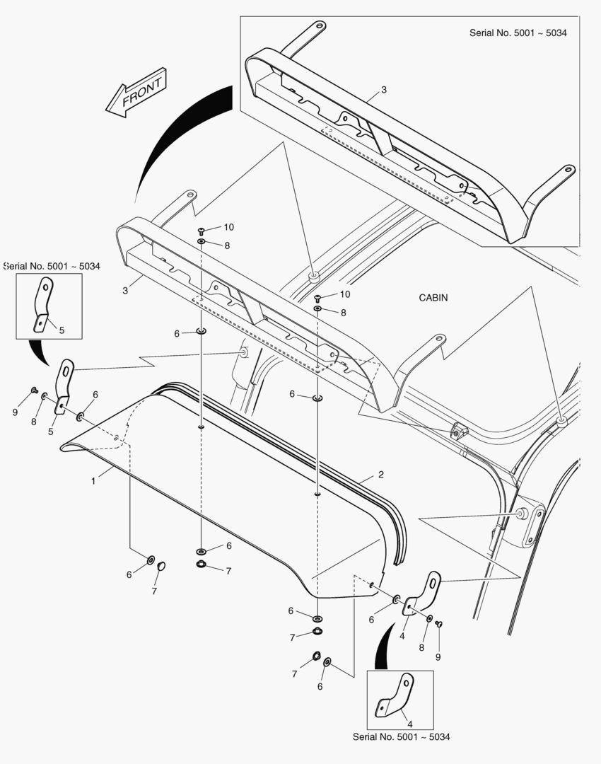 6360 RAIN SHIELD & LAMP MOUNTING купить в СПб