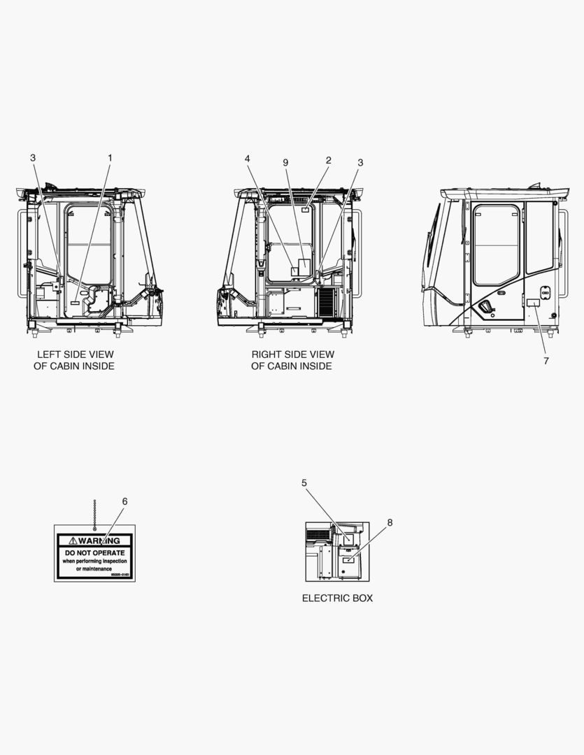 4190 DECAL - CABIN(EXPORT) [10001~10095]