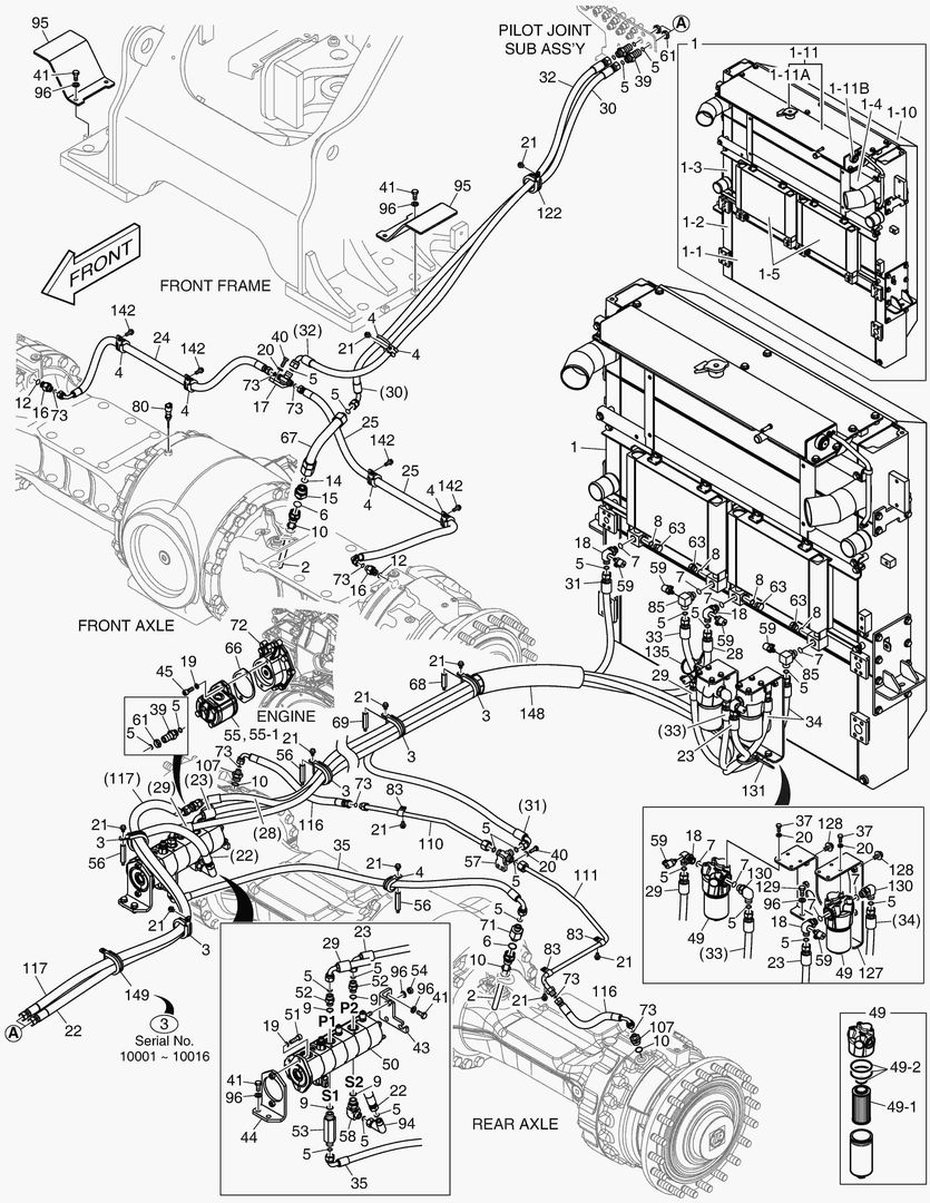 5670 OIL COOLER PIPING - AXLE(1) купить в СПб