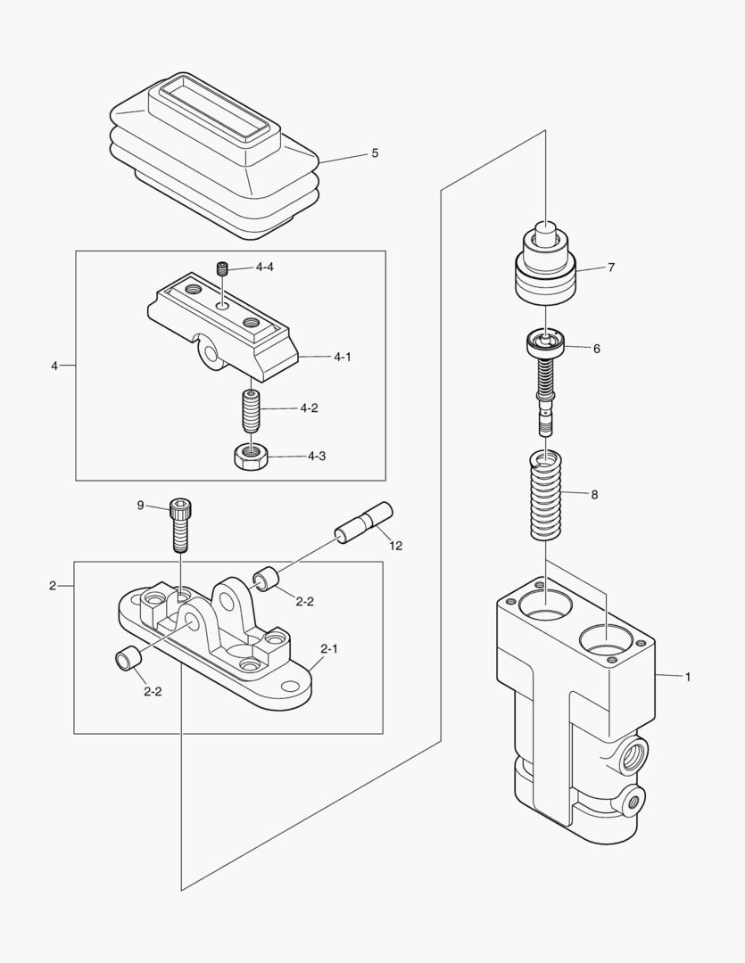 4550 PEDAL VALVE