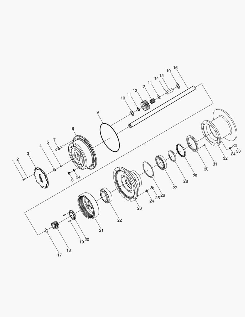 3320 AXLE ASS`Y - DRIVING AXLE ASS`Y(DISD) купить в СПб